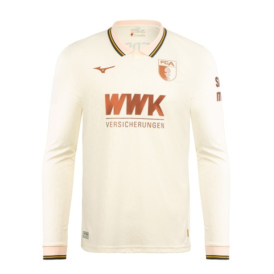 Camiseta Especial Manga Larga 2025/26 FC Augsburg Crema Niño Camiseta Especial Manga Larga 2025/26 FC Augsburg Crema Niño