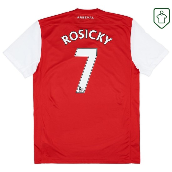 Camiseta retro local hombre Arsenal 2011/12 Rosicky #7