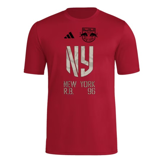 Camiseta Tercera Hook AEROREADY 2025 del New York Red Bulls para Mujer - Roja