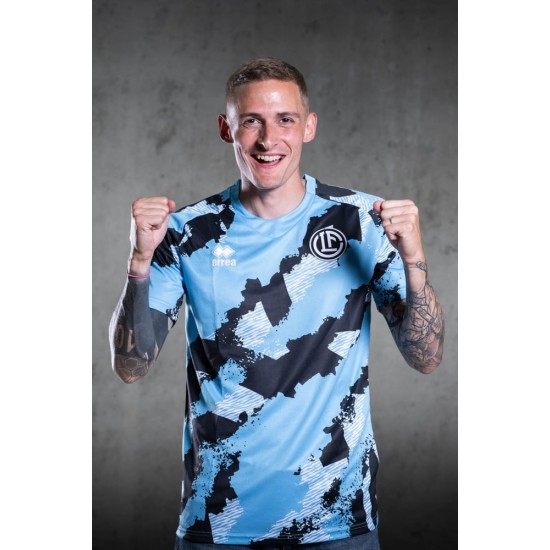 Camiseta de calentamiento del tercer uniforme del FC Lugano 2024/25 para niños