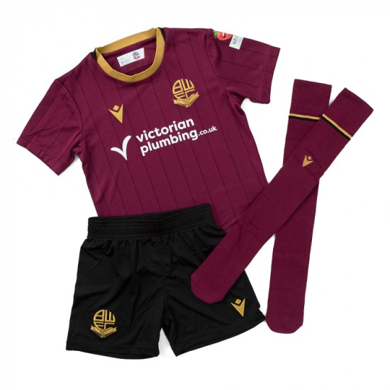 Conjunto de la 2.ª equipación del Bolton Wanderers 2026/27 para niño