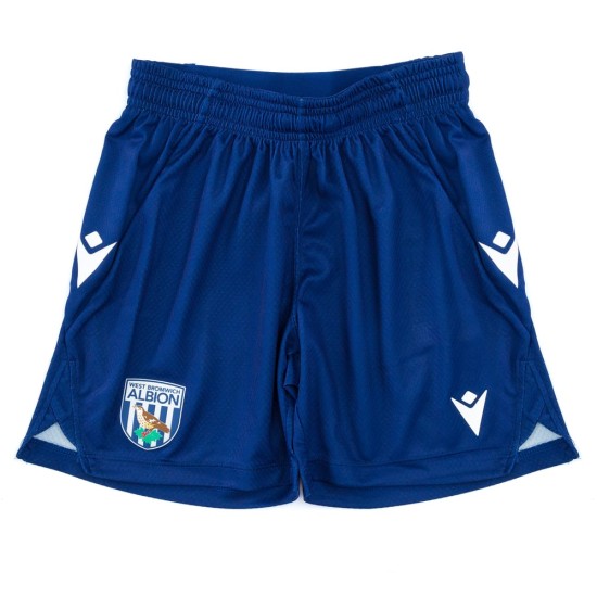 Pantalones cortos locales West Bromwich Albion 2024/25 para niños - Azul marino Pantalones cortos locales West Bromwich Albion 2024/25 para niños - Azul marino