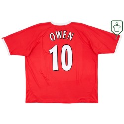 Camiseta retro local Champions League hombre Liverpool 2001/03 Owen #10