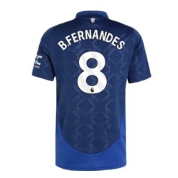 Camiseta de visitante B.FERNANDES Manchester United 2024/25 para niños