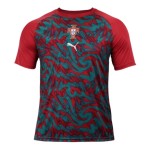 Camiseta de Entrenamiento Prepartido de la Copa Mundial 2026 de Portugal Tercera Equipación Roja para Hombre