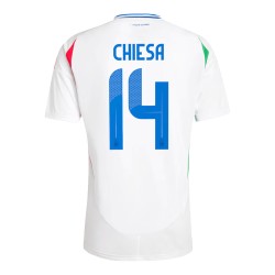 Federico Chiesa #14 Italia Camiseta de Visita EURO 2024