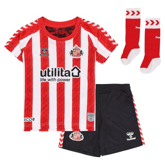Kit local Sunderland 2024/25 para niños