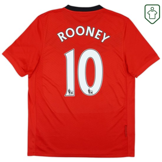 Camiseta retro local hombre Manchester United 2009/10 Rooney #10 Camiseta retro local hombre Manchester United 2009/10 Rooney #10