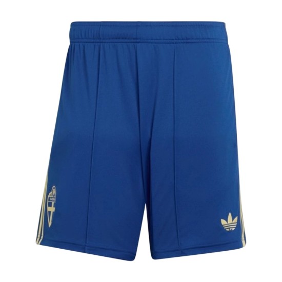Pantalón Corto Suecia 2026 Mundial Visitante Hombre Pantalón Corto Suecia 2026 Mundial Visitante Hombre