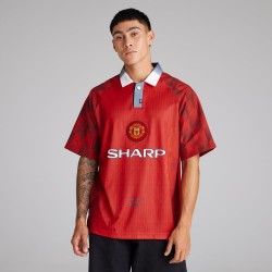Camiseta Retro de local del Manchester United 1996/98 para mujer