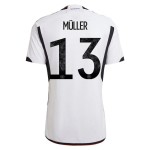 Thomas Muller #13 Alemania Camiseta de Local Mundial 2022 Thomas Muller #13 Alemania Camiseta de Local Mundial 2022