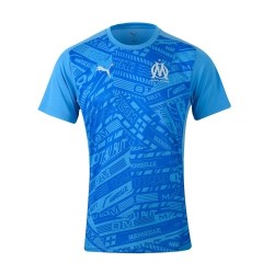Camiseta prepartido de hombre OM 2024/25 tercero - Azul celeste