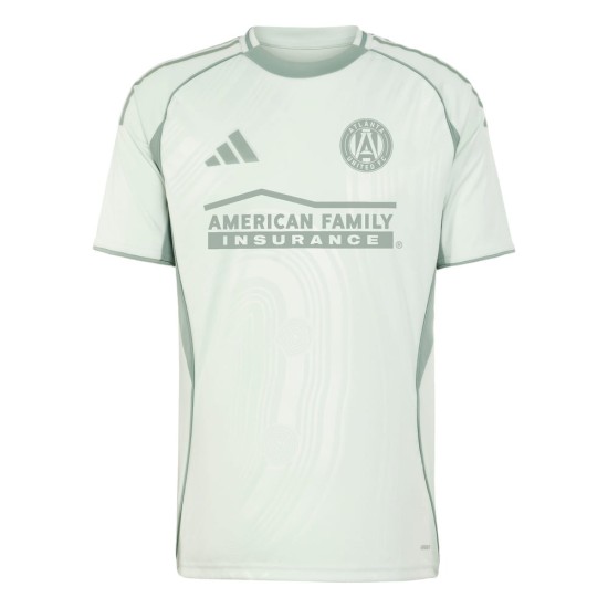 Camiseta prepartido tercera Atlanta United FC 2025 verde mujer