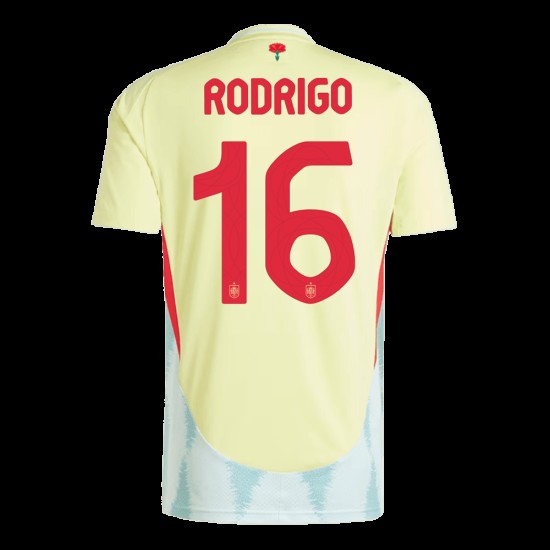 Rodrigo #16 España Camiseta de Visita EURO 2024 Rodrigo #16 España Camiseta de Visita EURO 2024