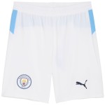 Pantalones Cortos Locales Blancos Manchester City 2025/26 Hombre