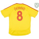 Camiseta retro visitante hombre Liverpool 2006/07 Gerrard #8