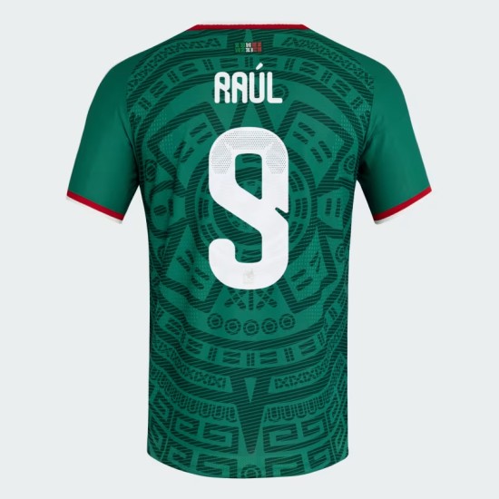 Camiseta Oficial Local México 2026 Hombre RAÚL #9