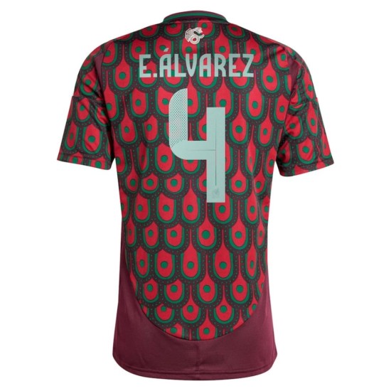 Edson Álvarez #4 México Camiseta de Local Copa América 2024 Edson Álvarez #4 México Camiseta de Local Copa América 2024