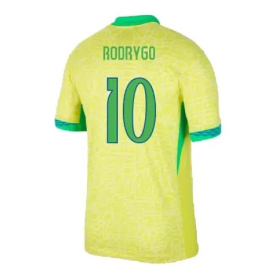 Camiseta de casa RODRYGO Brasil 2024 para mujeres