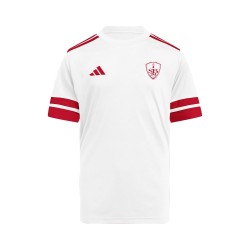 Tercera camiseta de calentamiento Brest 2025/26 niño – blanca