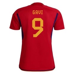 Gavi #9 España Camiseta de Local Mundial 2022