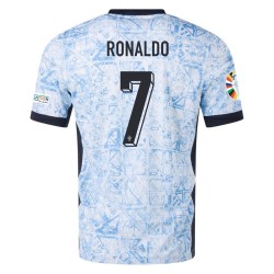 Cristiano Ronaldo #7 Portugal Camiseta de Visita EURO 2024