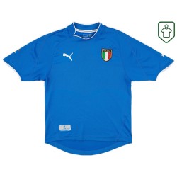 Camiseta retro local Italia 2003/04 para hombre