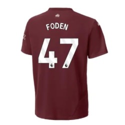 Camiseta tercera FODEN Manchester City 2024/25 para niños