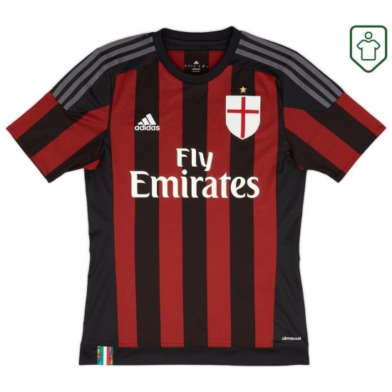Camiseta retro Milan 2015/16 local para hombre