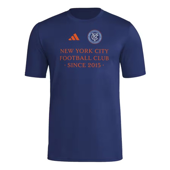 Camiseta Tercera Hook AEROREADY 2025 del New York City FC para Mujer - Azul Marino Camiseta Tercera Hook AEROREADY 2025 del New York City FC para Mujer - Azul Marino