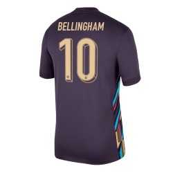 Jude Bellingham #10 Inglaterra Camiseta de Visita EURO 2024