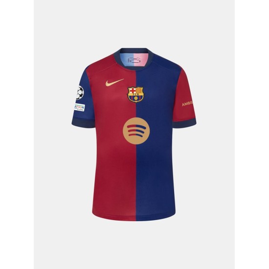 Camiseta UCL de casa de niño FC Barcelona 2024/25