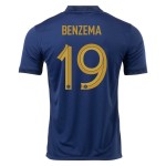 Karim Benzema #19 Francia Camiseta de Local Mundial 2022