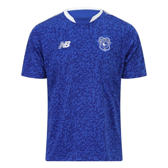 Camiseta de calentamiento local Cardiff City 2025/26 hombre