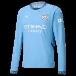Camiseta de manga larga de local de hombres Manchester City 2024/25