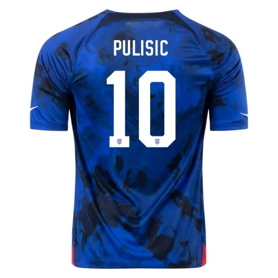 Christian Pulisic #10 USMNT Camiseta de Visita Mundial 2022 Christian Pulisic #10 USMNT Camiseta de Visita Mundial 2022