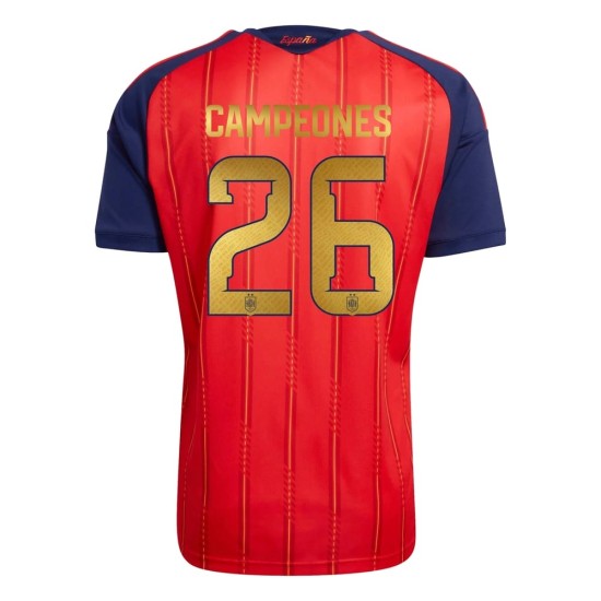 Camiseta Mujer España 2026 Local Mundial - Edición Campeones - 26 Camiseta Mujer España 2026 Local Mundial - Edición Campeones - 26
