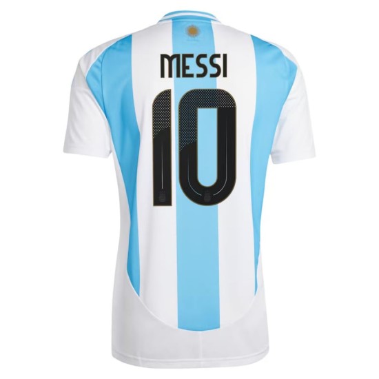 Lionel Messi #10 Argentina Camiseta de Local Copa América 2024