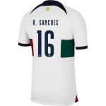 Renato Sanches #16 Portugal Camiseta de Visita Mundial 2022 Renato Sanches #16 Portugal Camiseta de Visita Mundial 2022