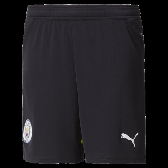 Pantalones cortos de local de niños Manchester City 2024/25 - Negro Pantalones cortos de local de niños Manchester City 2024/25 - Negro