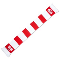 Bufanda Block Stripe Crest - Blanco/Rojo VfB Stuttgart
