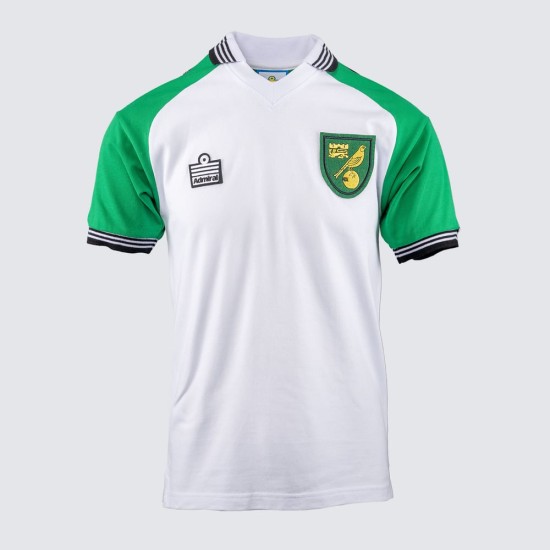 Camiseta retro de visitante del Norwich City para mujer 1978