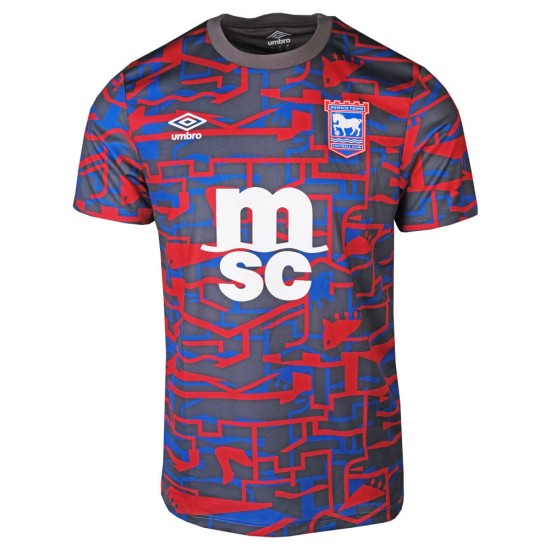 Camiseta de calentamiento visitante Ipswich Town 2025/26 niño