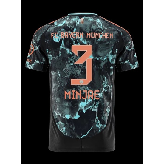 Camiseta de visitante MINJAE Bayern Munich 2024/25 para mujeres Camiseta de visitante MINJAE Bayern Munich 2024/25 para mujeres