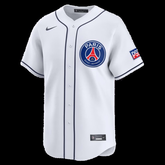 Camiseta Mujer PSG x MLB 2025/26 Edición Limitada - Blanca
