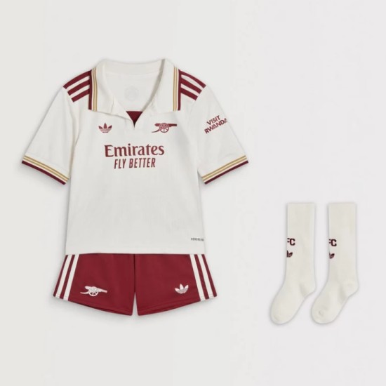 Kit Tercero Arsenal 2025/26 Niño