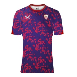 Camiseta de pre partido de tercera de mujer Sevilla FC 2024/25 - Morada Camiseta de pre partido de tercera de mujer Sevilla FC 2024/25 - Morada