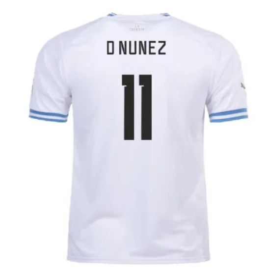 Camiseta de visitante DARWIN Uruguay 2022/23 para niños Camiseta de visitante DARWIN Uruguay 2022/23 para niños