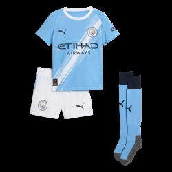 Kit Local Manchester City 2025/26 Niño
