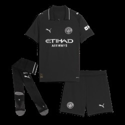 Kit de Visitante Niño Manchester City 2025/26